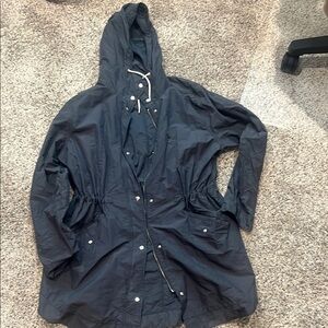 Women's Navy light weight hooded Jacket
